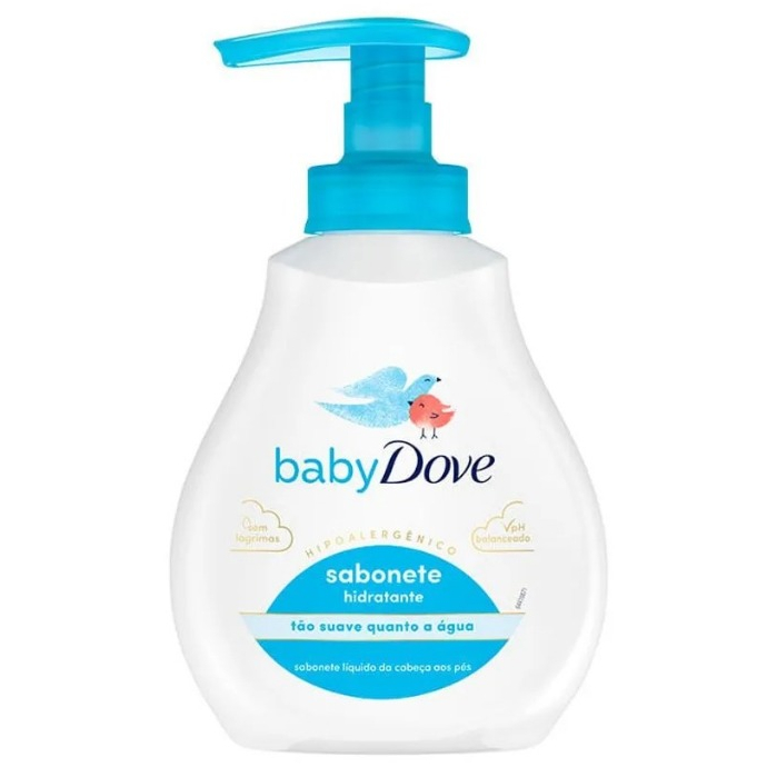 Sabonete Líquido Dove Baby da Cabeça aos Pés Hidratação Enriquecida 400ml
