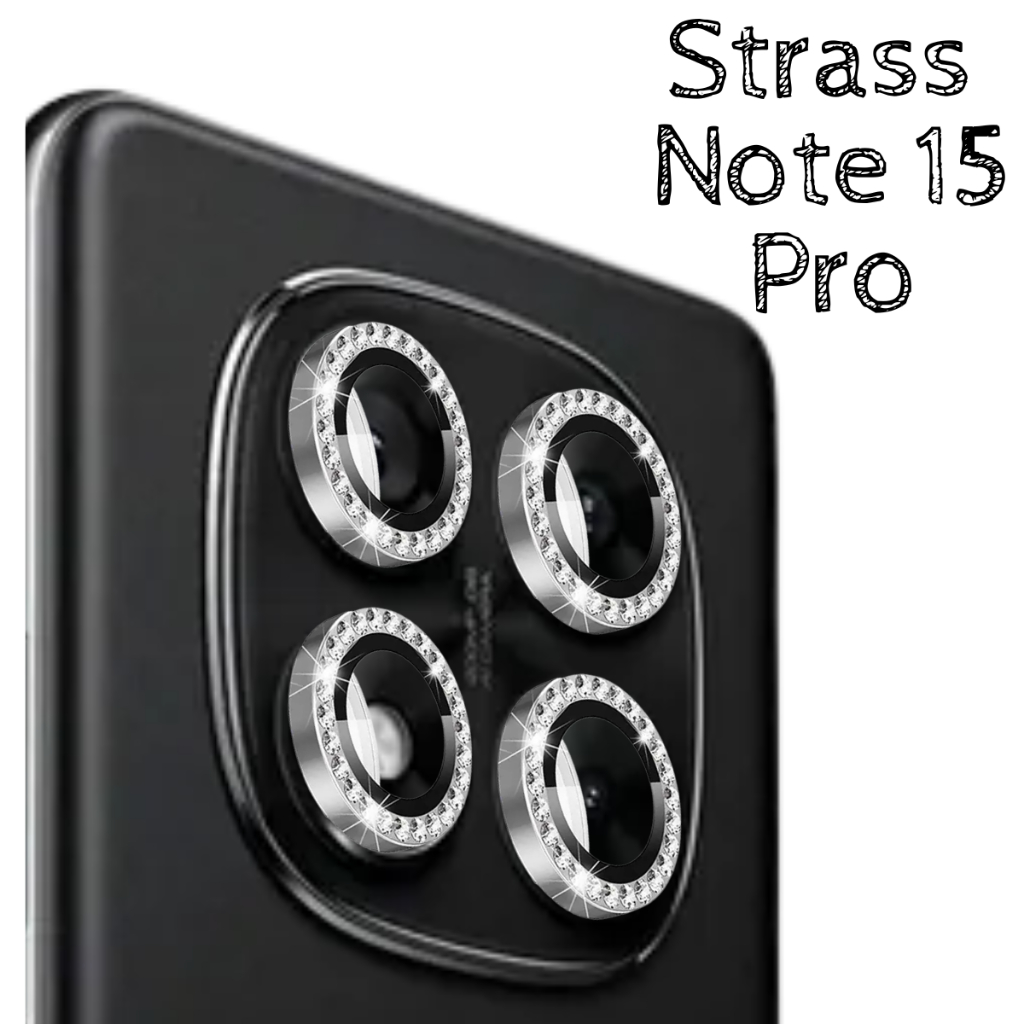 Película Da Câmera Strass Brilho Para Redmi Note 15 Pro em Oferta na Shopee