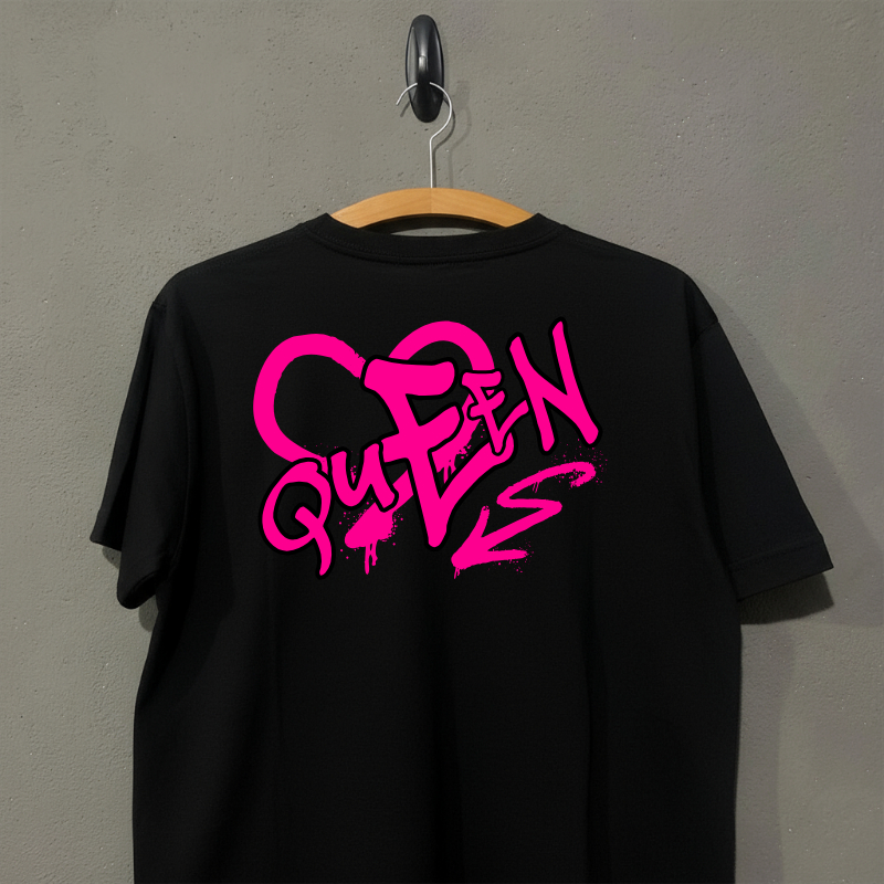 Camiseta Oversized Assalt Streetwear Estampada Moda Urbana Estilo Rua Camisa Larga Manga Curta Jovem