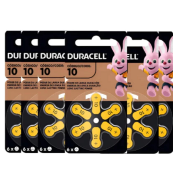 Kit Com 36 Pilhas Auditivas Duracell Nº 10 em Oferta na Shopee