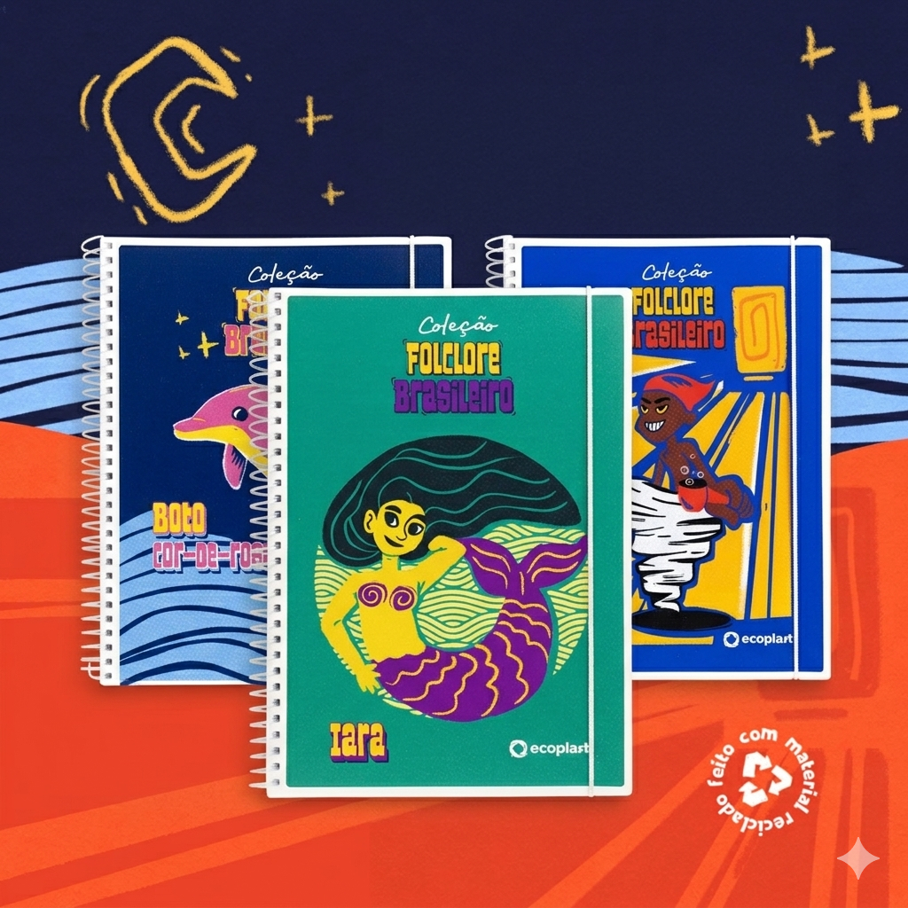 KIT 3 Cadernos- Edição Folclore