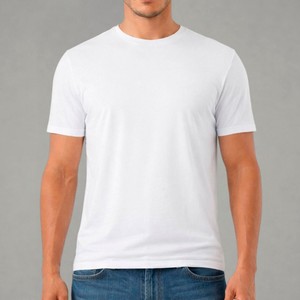 Camiseta Básica Masculina 100% Algodão Camisa Lisa Conforto Diário Estilo Casual Minimalista Premium