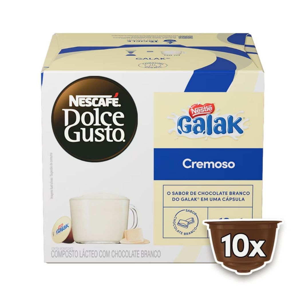 Dolce Gusto Galak 10 Cápsulas Caixa Fechada Original