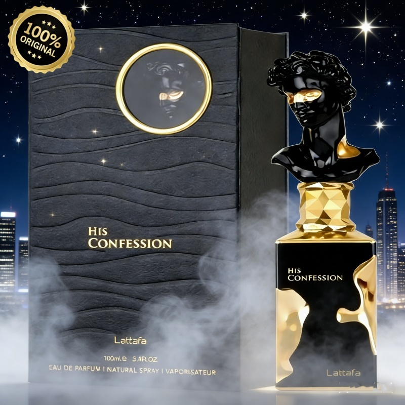 perfumes Lattafa original His confession perfumes | Eau de parfum 100ml perfeito Presente