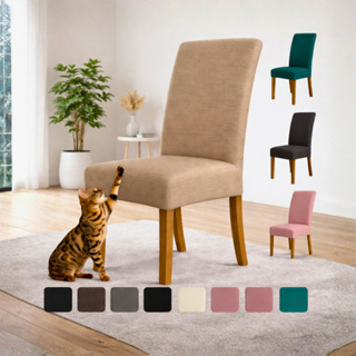 Capa de Cadeira Spandex Elástica Ajústavel Kit 4 e 6 Lugares Pratica e Facil de Lavar em Oferta na Shopee