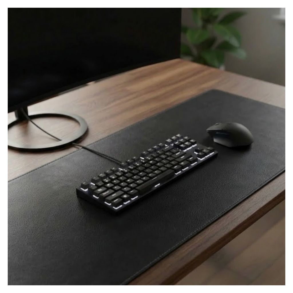 Desk Pad MousePad Grande Escritório 70x30 Antiderrapante Game em Oferta na Shopee