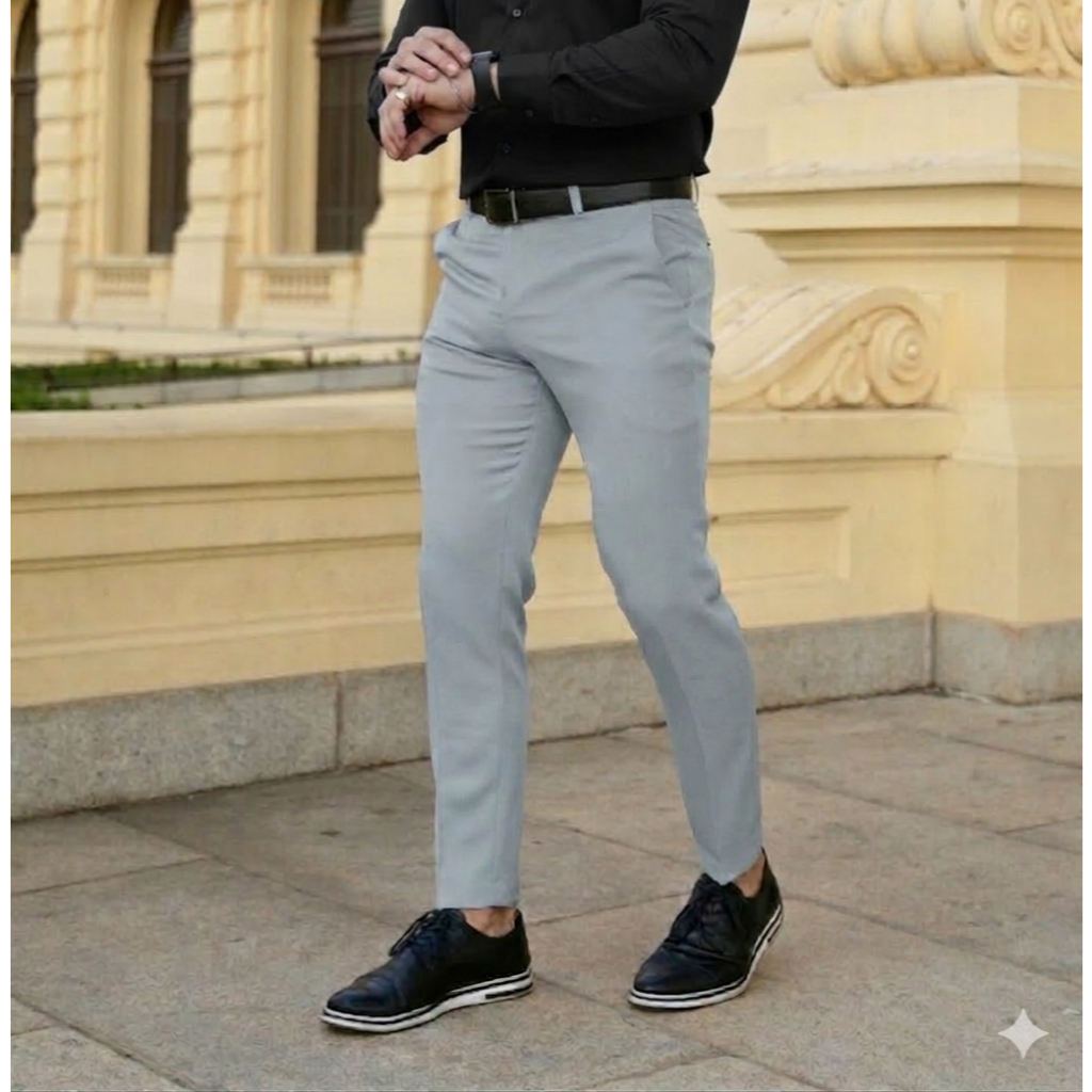 Calça Social Alfaiataria Masculina Slim Fit Premium