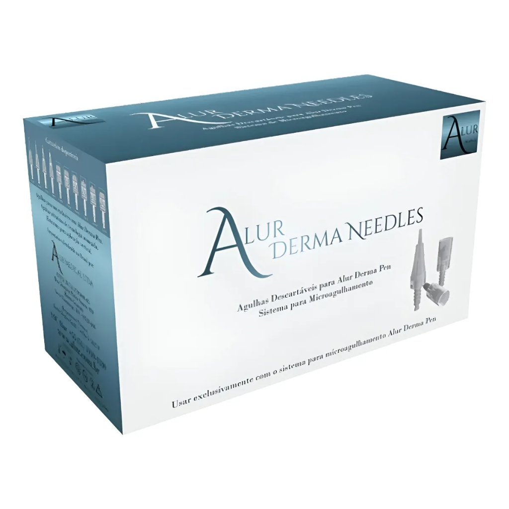 Cartucho Nano Derma Needles Alur Derma Pen 12 e 36 Agulhas - 25 Unidades