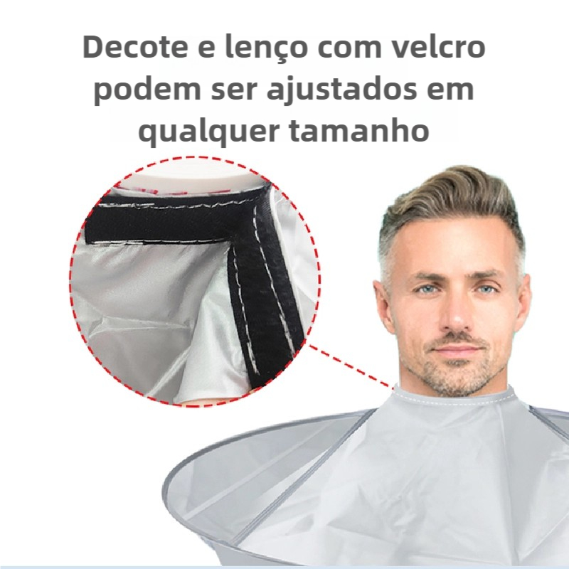 Capa Para Corte De Cabelo Dobrável À Prova D'água Ajustável Gancho E Laço Ferramentas Crianças Adultos Guarda-Chuva em Oferta na Shopee