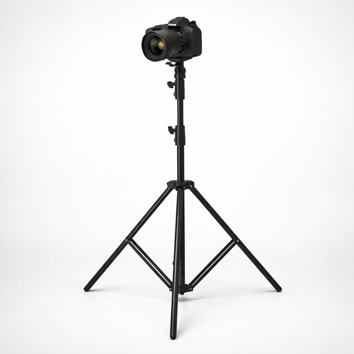 Tripé 2.1m Suporte Telescópico Ajustável Profissional Para Celular Câmera Com Suporte De Celular