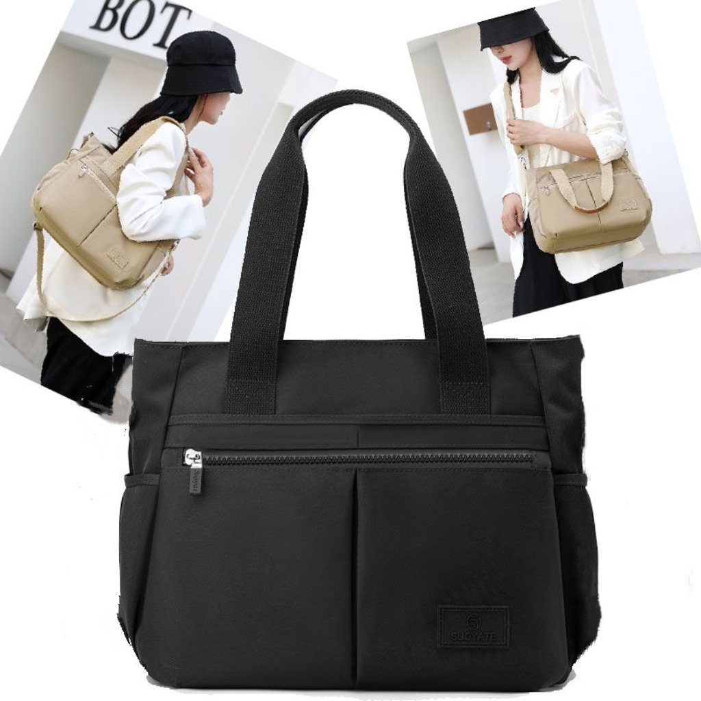 Totebag Nova bolsa feminina sintética impermeável, que também pode ser usada como bolsa transversal. em Oferta na Shopee