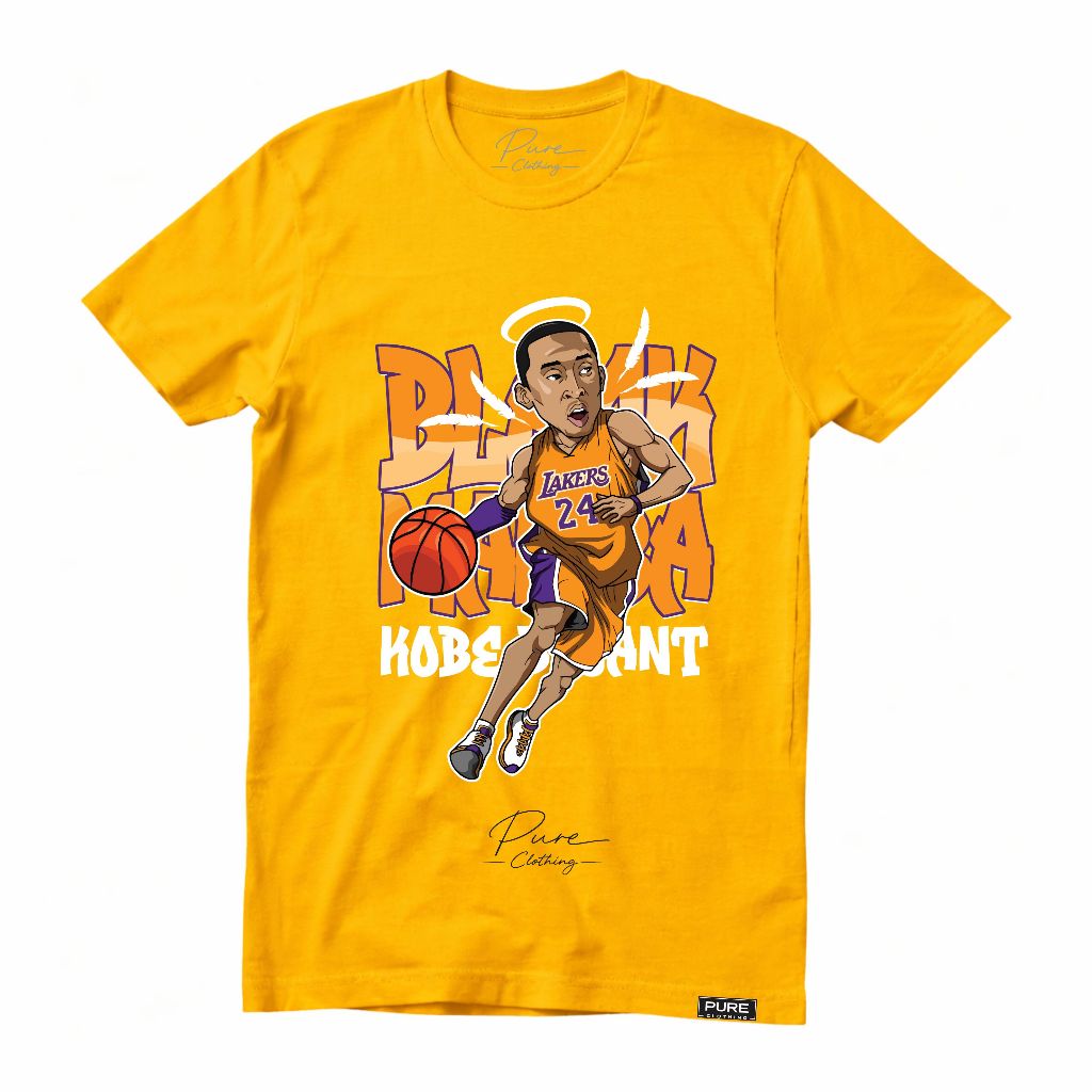Camiseta Básica Premium Casual Kobe Bryant Lakers NBA 100% Algodão Unissex - #26 Basquete