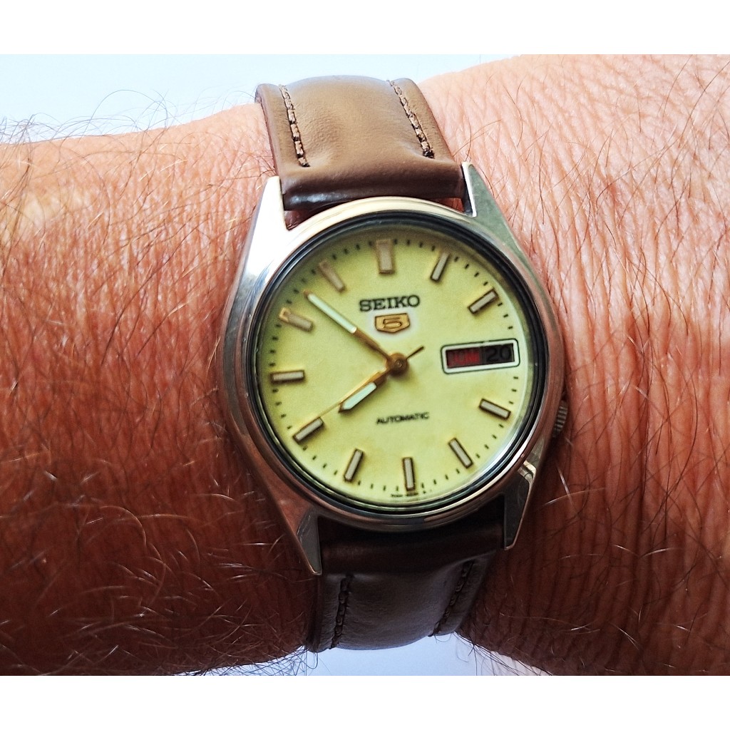 AN2769= ANTIGO RELOGIO SEIKO FULL LUME FUNCIONANDO VER DETALHES EM DESCRIÇAO