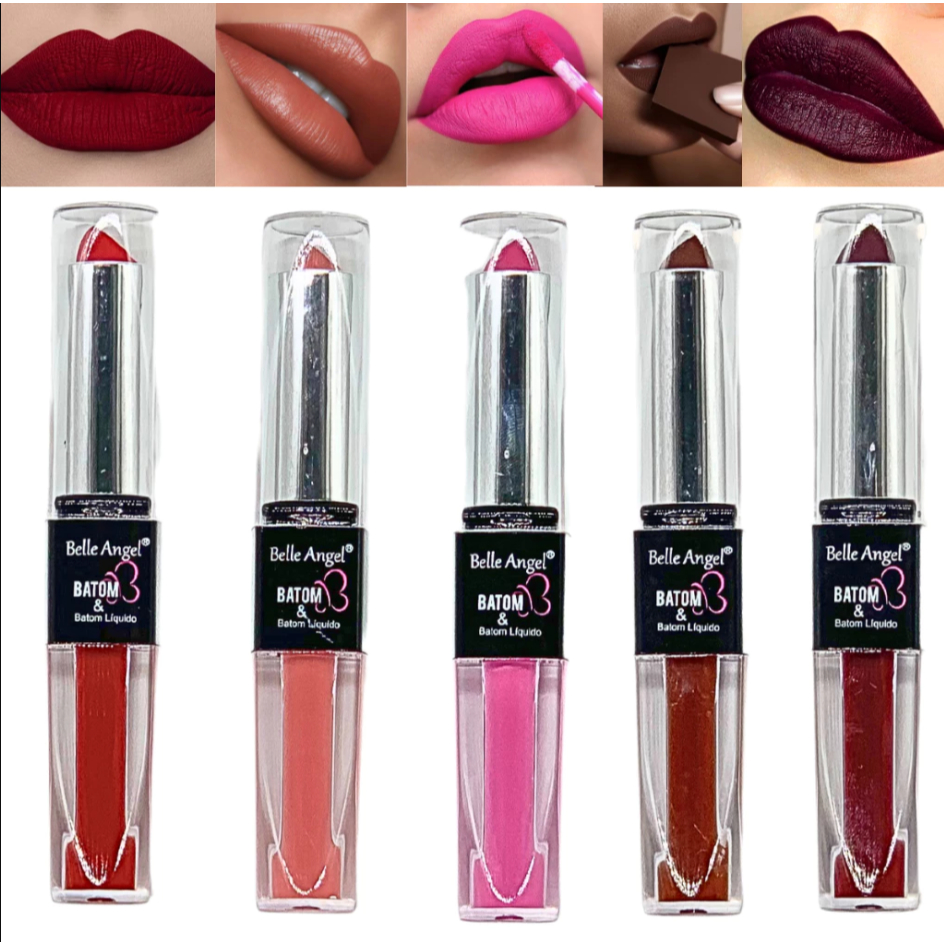Batom Matte Liquido 2 Em 1 - Belle Angel