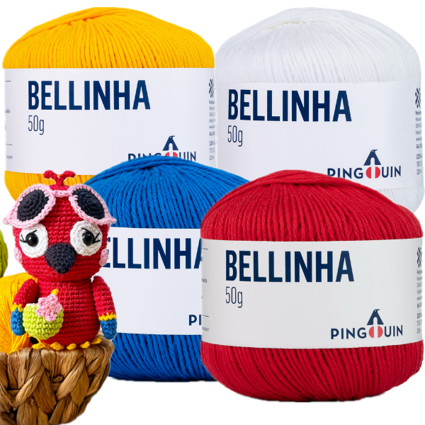Linha Fio Bellinha 50g Pingouin Amigurumi e Artesanatos