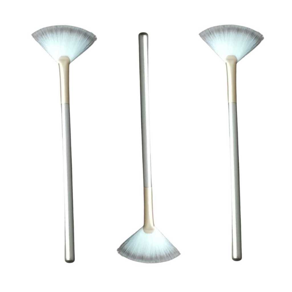 Kit 3 Pincéis Pintura Cerâmica - Perfeito para Esmaltes e Engobes