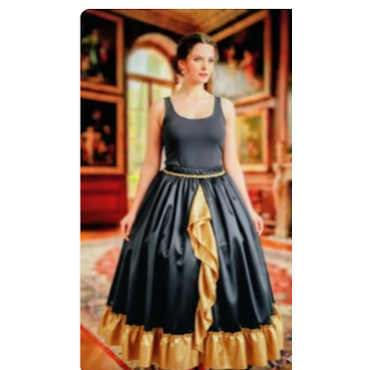 SAIA POMBA GIRA COM 4,5M DE RODA- roupa umbanda- sem a blusa----ENVIAMOS O MAIS RÁPIDO POSSÍVEL----