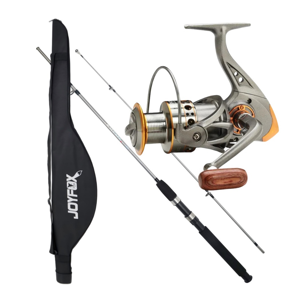 Vara de Molinete 1,80M 200g 20-50lb 2 Partes+Molinete DC 4000 +Mochila para equipamentos de pesca em Oferta na Shopee