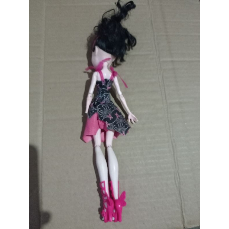 boneca antiga Monster High Draculaura frights, camera, action mattel usada