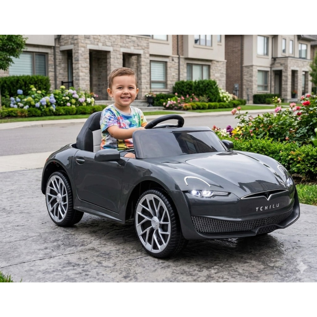 Carro Elétrico Infantil Jet Panther Preto12V Bang Toys