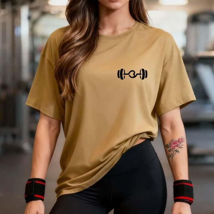 Camisa Camiseta 100% Algodão Blusa Feminina Academia Treino Musculação Fitness Gym Caminhada Basica