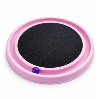Arranhador para Gatos Redondo com Bolinha Brinquedo para Gato Carpete Antiestresse Protetor de Sofá