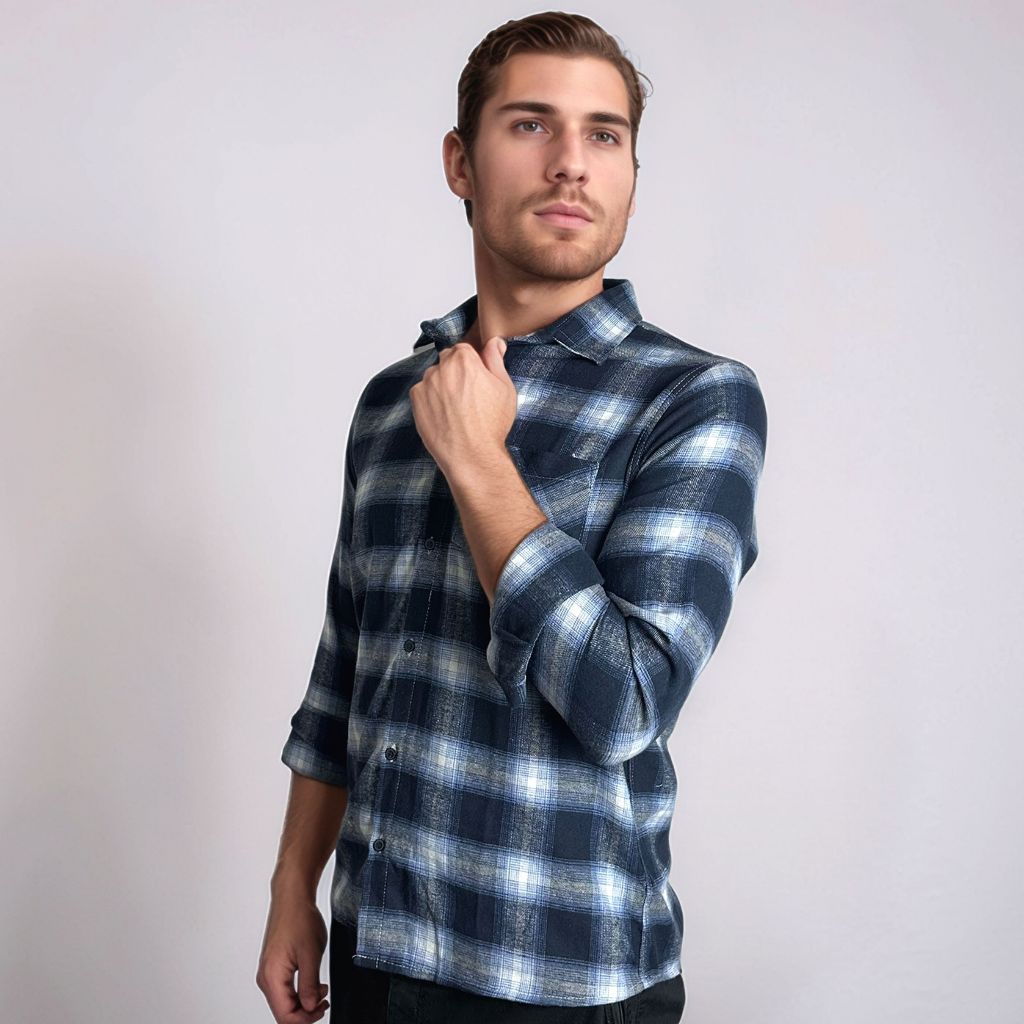 Camisa Xadrez Masculina Plus Size Camisa Xadrez Masculina Manga Longa Plus Size Camisa Flanela Masculino