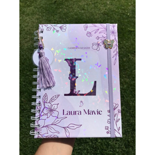 Caderneta de vacina saúde personalizada menina versão atualizada borboletas lilás rosa rose (spe) em Oferta na Shopee