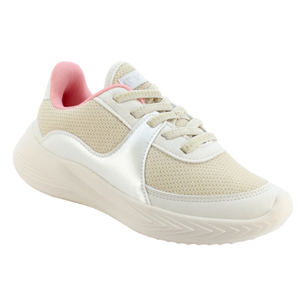 Tênis Infantil Menina Casual Confortável Moderno Vitz Speed Flow Pé com Pé