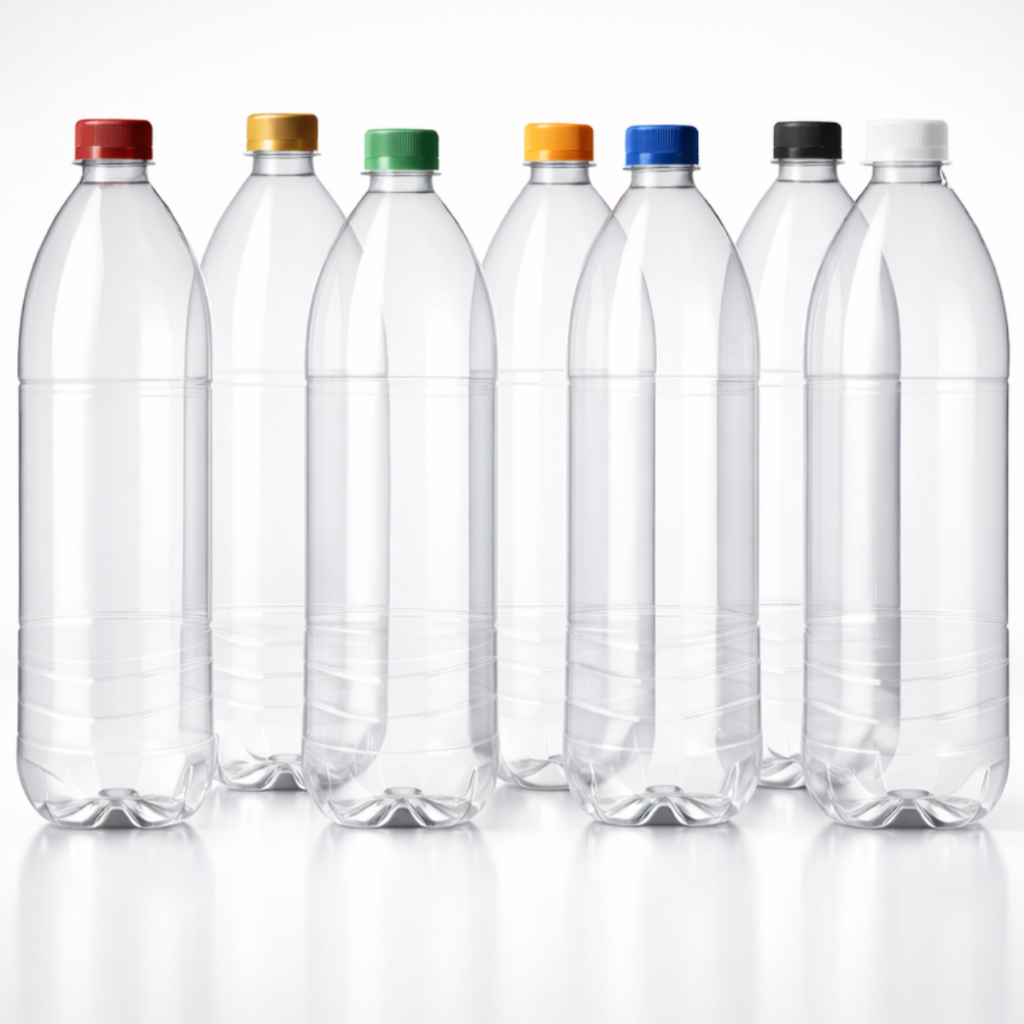 GARRAFA PET 2 LITROS PCO 28mm PLÁSTICA DESCARTÁVEL   - 45 UNIDADES - PARA LÍQUIDOS E ALIMENTOS
