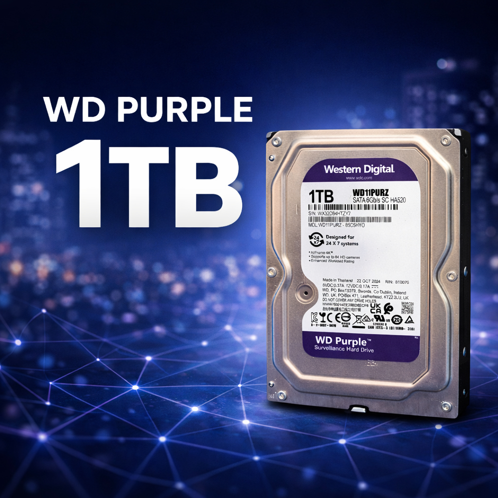 HD WD Purple 1TB / 500gb SATA 3.5” Para DVR Intelbras/Multimarcas CFTV Vigilância 24/7 Novo GARANTIA