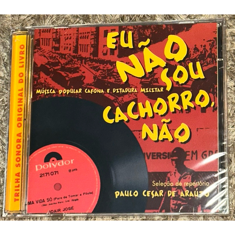 CD Eu Não Sou Cachorro Não Trilha Sonora original lacrado 9724