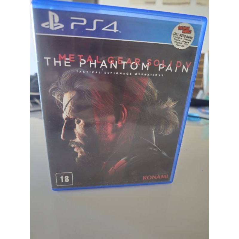 Jogo para Ps4 ps5 Usado Metal Gear The Phantom Pain mídia física