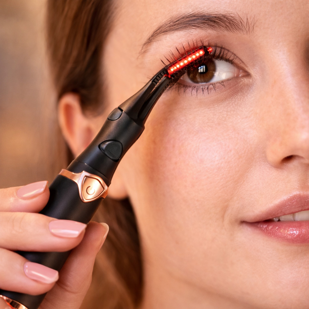 CURVADOR DE CÍLIOS ELÉTRICO 🔥✨ – Efeito Salão em Segundos | Térmico e Rápido (Cores Sorti...