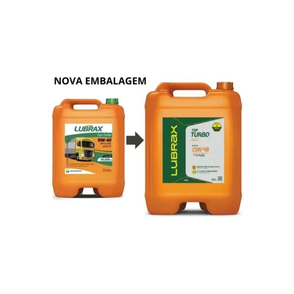 Óleo Motor 15w40 Top Turbo Essencial Lubrax Motores Diesel