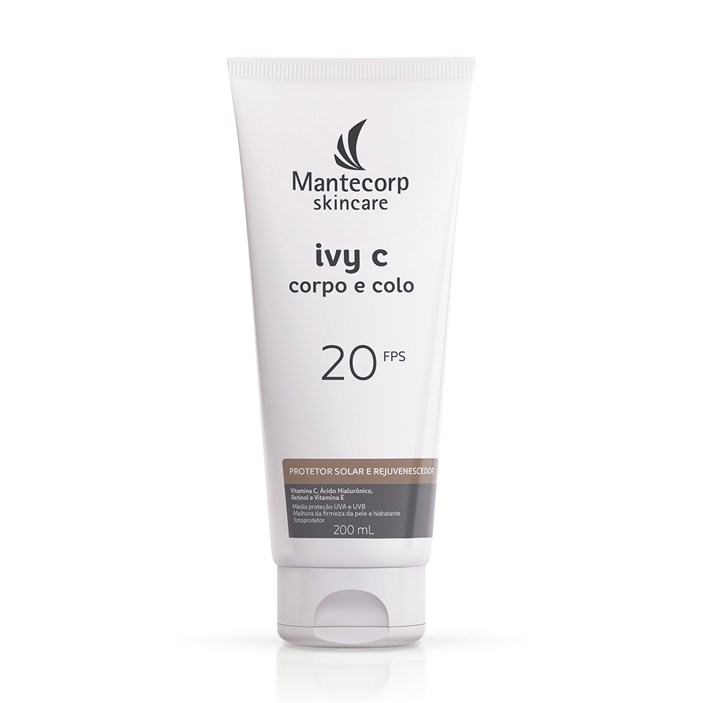 Rejuvenescedor Proteção Solar FPS20 Ivy C Corpo e Colo 200mL