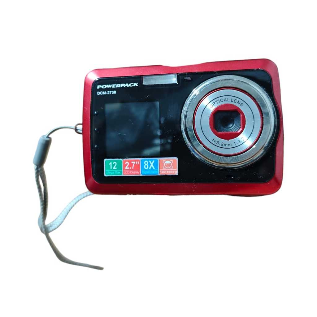 (USADA SEM TESTE) Câmera Fotográfica Digital Powerpack DCM-2738 12 Megapixels