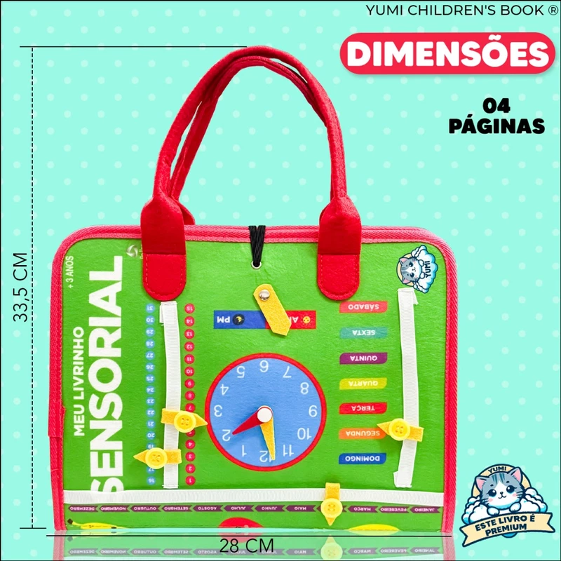 Livro Infantil Sensorial Montessori para Bebês e Crianças — foto 9