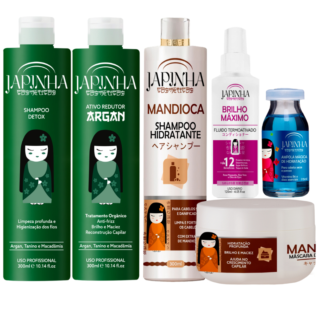 Kit Progressiva Sem Formol + Kit Pré e Pós Química