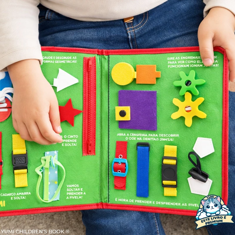 Livro Infantil Sensorial Montessori para Bebês e Crianças — foto 4