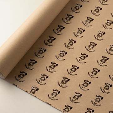 Papel Seda Kraft Personalizado 40x60cm (35g) - Com a sua logo — imagem 2 de 2