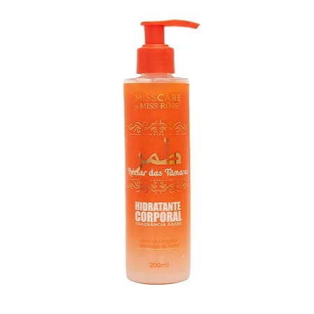 Hidratante Miss Care Miss Rôse Néctar das Tâmaras Fragância árabe 200ml