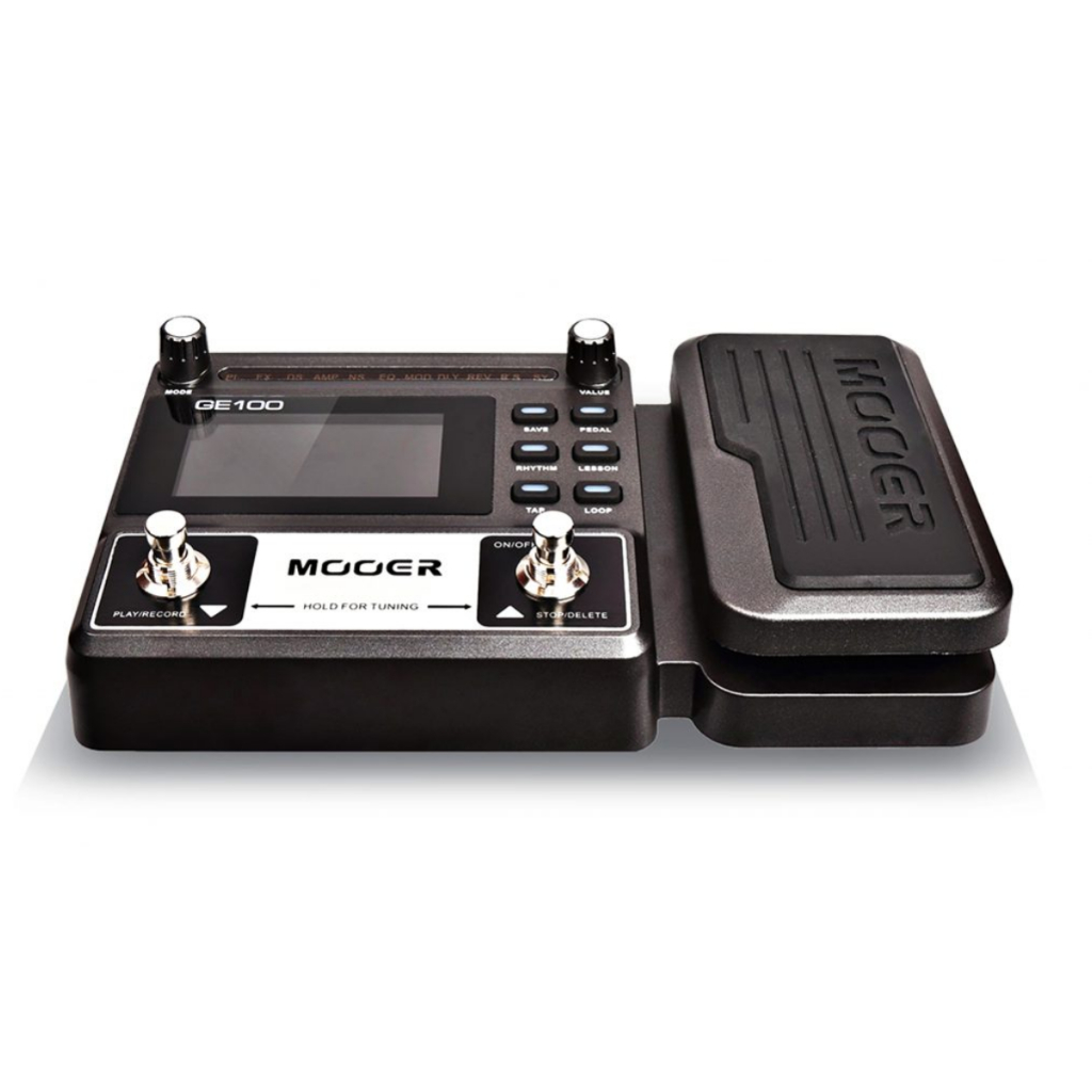 Pedaleira Multiefeitos Mooer GE100 Display LCD 200 Presets 66 Efeitos 40 Ritmos de bateria — imagem 2 de 2