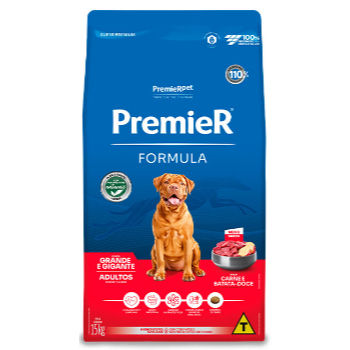 Ração Formula Adultos Raças Grandes Sabor Carne 15kg PremieR Pet