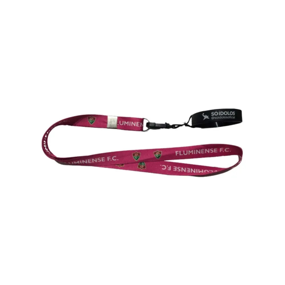 Cordão Porta Copo Fluminense Rosa