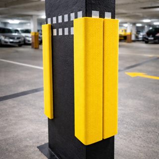 Cantoneira Autocolante Protetor De Coluna Quina De Estacionamento Garagem Proteção Carro em Oferta na Shopee