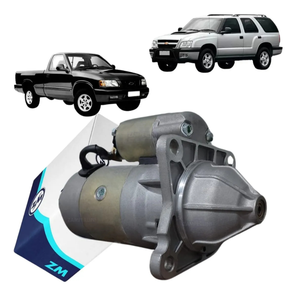 Motor de Partida Para Chevrolet S10 Blazer 2.5 Ford F1000 Mercedes Benz Sprinter 2.5
