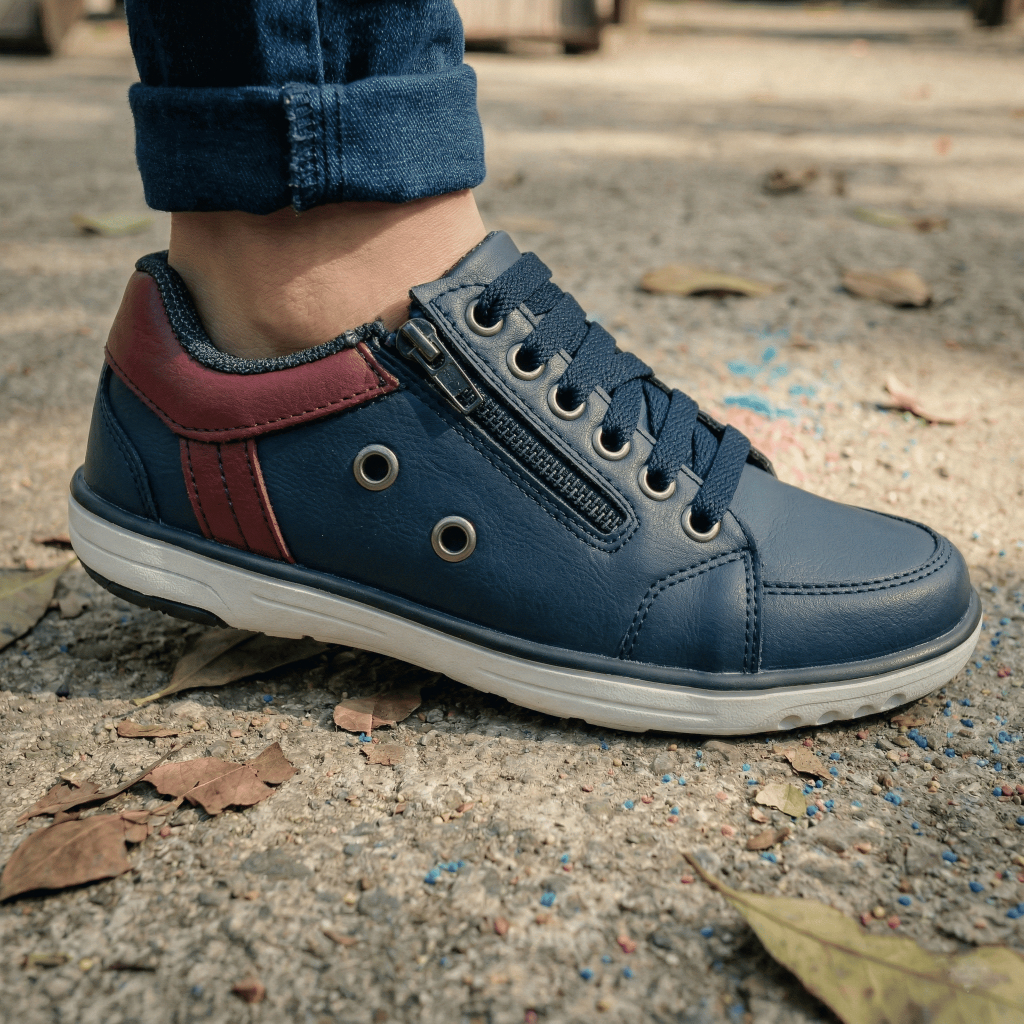 Tênis Infantil Masculino Star Fox Conforto Calce Fácil Elástico e Ziper