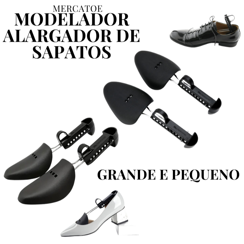 Alargador Modelador ABS MERCATOE Ajustável, Anti-deformação, ABS Premium | Tamanho Pequeno e Grande
