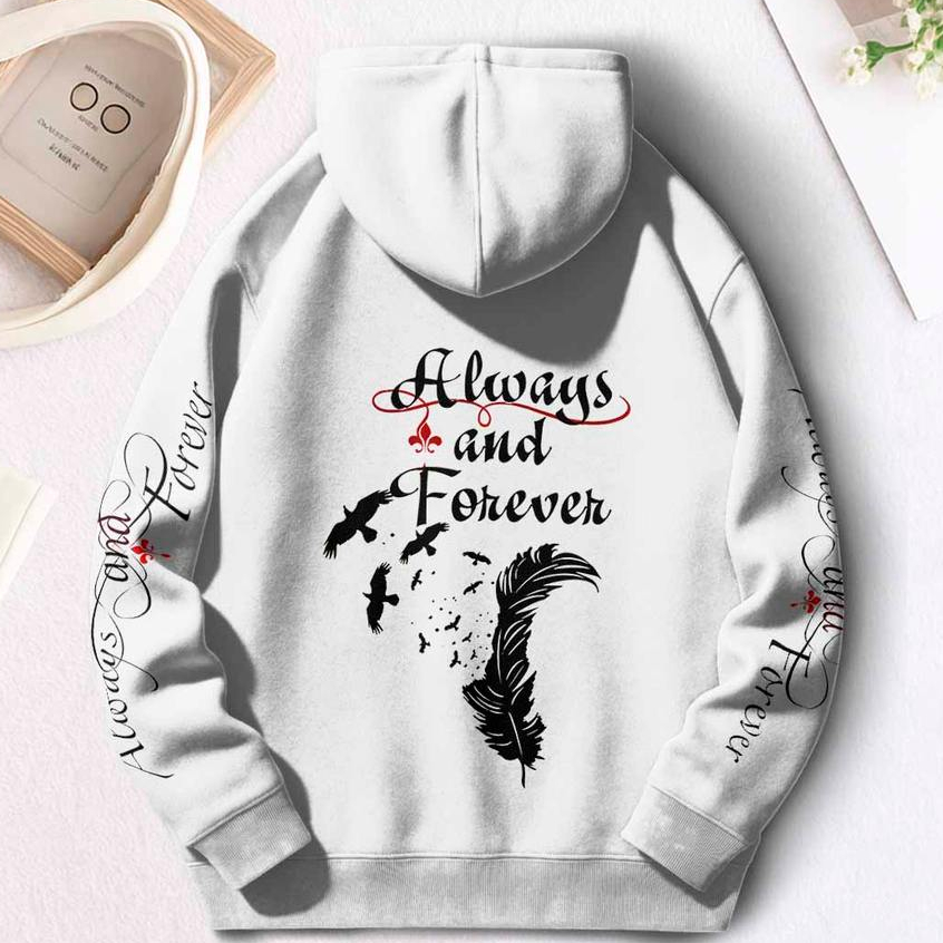 Moletom Canguru Serie The Vampire Diaries Diarios De Um Vampiro Pena Always